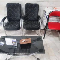 میز عسلی وصندلی اداری