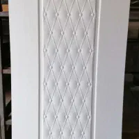 درب چوبی اتاق همراه با قفل و دستگیره درج یک