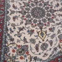 قالی دست بافت زر ونیم