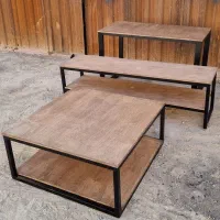 چوب فلز میز تلویزیون جلو مبلی کتابخانه میز تحریر