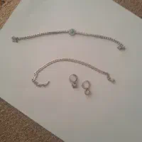 دوعدد دسبند دخترانه وگوشواره|جواهرات|ایلام, |دیوار