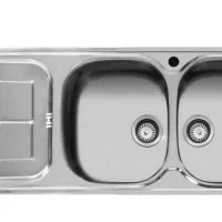 سینک استیل دو لگن اخوان