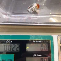 انگشتر نقره با نگین عقیق یمن