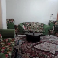 سرویس مبل 7نفره به همراه جلو مبلی وعسلی|مبلمان خانگی و میز عسلی|تهران, تهرانسر مرکزی|دیوار