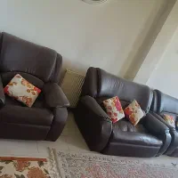 مبل هفت نفره چرم