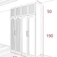 کمدلباس کد101R|جاکفشی، کمد، دراور|آفتاب, |دیوار