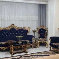 مبلمان استیل تمام راش همراه غذاخوری۶نفره ورق طلا|فعالیت داوطلبانه|قدس, شهر‌قدس|دیوار
