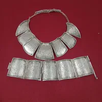 دستبند سینه ریز نقره سنگین قدیمی عتیقه