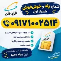 شماره ۰۹۱۷۱۰۰
