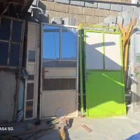 فروش درب آهنی وآلومینیومی تمیزبدون ذره ای پوسیدگی|مصالح و تجهیزات ساختمان|چاروسا, |دیوار