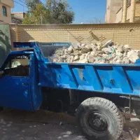 حمل و نقل و پخش شن و ماسه و مصالح با نیسان کمپرسی|خدمات حمل و نقل|چمستان, |دیوار