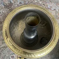 سماور دکور بزرگ طلایی|کلکسیون اشیاء عتیقه|میانه, |دیوار