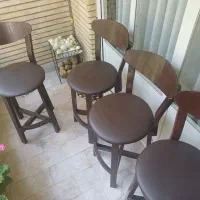 صندلی چوبی اشپزخانه و اپن