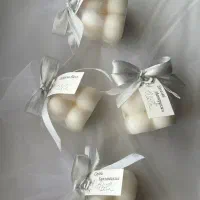 گیفت عروس ، شمع دکوراتیو ، پک هدیه|صنایع دستی و سایر لوازم تزئینی|مشهد, رده|دیوار