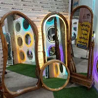 آینه های قدی چوبی کشودار و طبقه دار