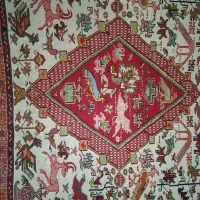 ورنی تمام ابریشم|گلیم، جاجیم، گبه|تبریز, |دیوار