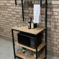 شلف ترکیب فلز و چوب|کتابخانه، شلف، قفسههای دیواری|رشت, حومه رشت|دیوار