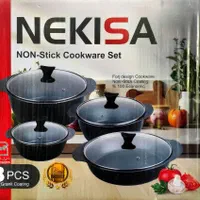 سرویس قابلمه ۸ پارچه نکیسا چدن گرانیت دسته پروانه|ظروف پختوپز|تهران, افسریه جنوبی|دیوار