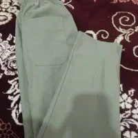 شلوار کتان کش مام