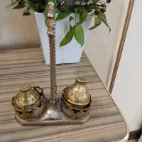 نمکدان برنجی انتیک