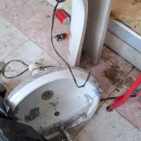 روشویی کامل با شیرآلات