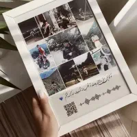 قاب عکس تولد/هدیه|تابلو، نقاشی، عکس|تهران, شوش (باغ آذری)|دیوار