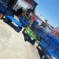 (گاری ۱۲۰در۸۰توری۵۰ریز)چهار چرخ دستی گردان بادی۱۲۰