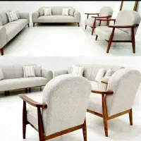 مبل دسته تک نفره چوب مینیمال|مبلمان خانگی و میز عسلی|تهران, شهید رجایی|دیوار