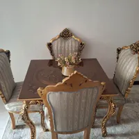 میز غذاخوری استیل.۴ نفره نو