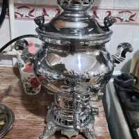 سماور کاملا سالم پایه زغالی