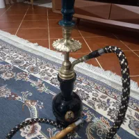 قلیان برنجی عتیقه|کلکسیون اشیاء عتیقه|مشکین‌دشت, |دیوار