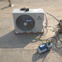 نصب و راه اندازی کولرگازی ولوله مسی زیر کار