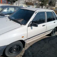 پراید سفید دارای معاینه فنی دارد کاربرات