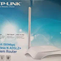 مودم روتر تی پی لینک  ADSL2  در حد نو