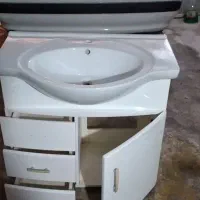 سینک دو لگن به همراه روشویی و زیر روشویی|لوازم سرویس بهداشتی|رشت, قاسمیه|دیوار