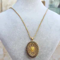 طلا مدال دوطرفه ورساچه و زنجیردیپلمات(بدون اجرت)|جواهرات|تبریز, |دیوار