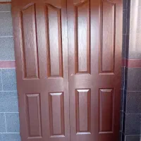 تعداد ۳ عدد درب کمد دیواری روکش اچ دی اف