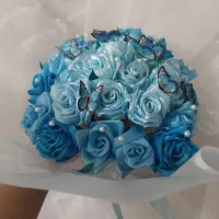 گل رز روبانی