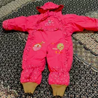 کاپشن سرهمی نوزادی دخترانه داخل خز