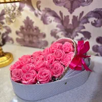 رز روبانی ، باکس ، دسته گل ، هدیه