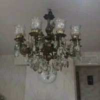 لوستر برنجی ۱۵ شاخه