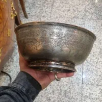 کاسه مس قاجار صاحبه دار