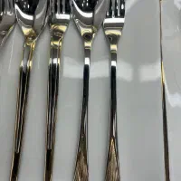 قاشق چنگال خارجی اصل 4 میل واقعی 18/10استیل نگیر|ظروف سرو و پذیرایی|یزد, |دیوار