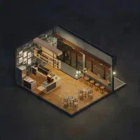 طراحی داخلی کافه و کافه رستوران