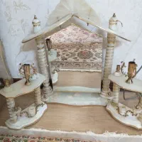 آیینه و شمعدون  سالم و تمیز و قشنگ