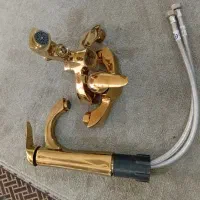 شیرآلات فانتزی در حدنو طلایی رنگ صابت