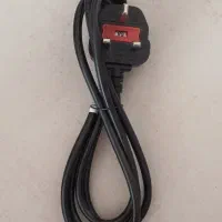 کابل سه پین آداپتور شارژر لپ تاپ فیوزدار نو