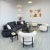 مبل راحتی با پارچه قابل شستشو و ضمانت‌نامه رسمی