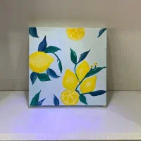 رنگ روغن طرح لیمو|تابلو، نقاشی، عکس|شهریار, شهرک شاهد|دیوار