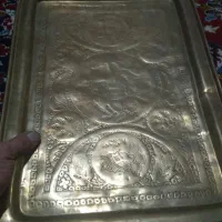 سینی قدیمی قلم کار برنجی